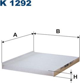 Filtron K1292 - Филтър купе (поленов филтър) vvparts.bg