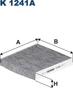 Filtron K1241A - Филтър купе (поленов филтър) vvparts.bg