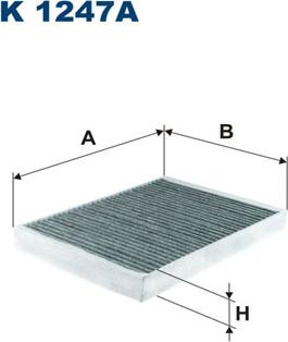 Filtron K1247A - Филтър купе (поленов филтър) vvparts.bg