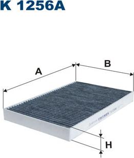 Filtron K1256A - Филтър купе (поленов филтър) vvparts.bg