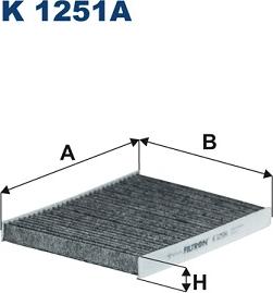 Filtron K1251A - Филтър купе (поленов филтър) vvparts.bg