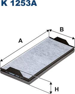 Filtron K1253A - Филтър купе (поленов филтър) vvparts.bg