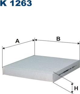 Filtron K1263 - Филтър купе (поленов филтър) vvparts.bg