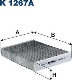 Filtron K1267A - Филтър купе (поленов филтър) vvparts.bg