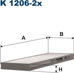 Filtron K 1206-2x - Филтър купе (поленов филтър) vvparts.bg