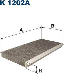Filtron K1202A - Филтър купе (поленов филтър) vvparts.bg