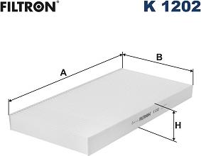 Filtron K1202 - Филтър купе (поленов филтър) vvparts.bg