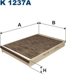 Filtron K1237A - Филтър купе (поленов филтър) vvparts.bg