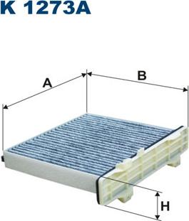 Filtron K1273A - Филтър купе (поленов филтър) vvparts.bg