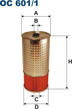 Filtron OC601/1 - Маслен филтър vvparts.bg