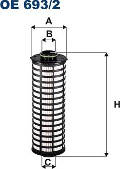 Filtron OE 693/2 - Маслен филтър vvparts.bg