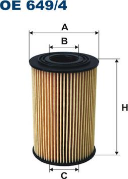 Filtron OE649/4 - Маслен филтър vvparts.bg