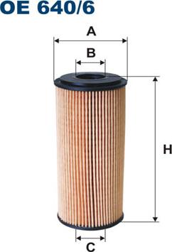 Filtron OE640/6 - Маслен филтър vvparts.bg