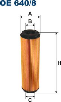 Filtron OE640/8 - Маслен филтър vvparts.bg