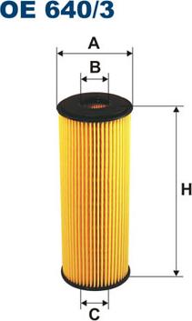 Filtron OE640/3 - Маслен филтър vvparts.bg