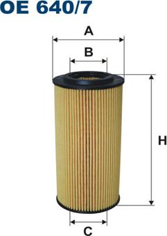 Filtron OE640/7 - Маслен филтър vvparts.bg