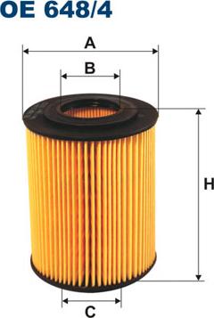 Filtron OE648/4 - Маслен филтър vvparts.bg