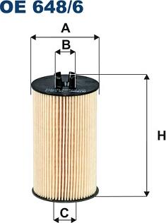 Filtron OE648/6 - Маслен филтър vvparts.bg