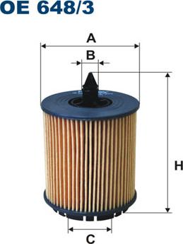 Filtron OE648/3 - Маслен филтър vvparts.bg