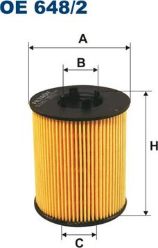 Filtron OE648/2 - Маслен филтър vvparts.bg