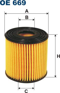 Filtron OE669 - Маслен филтър vvparts.bg