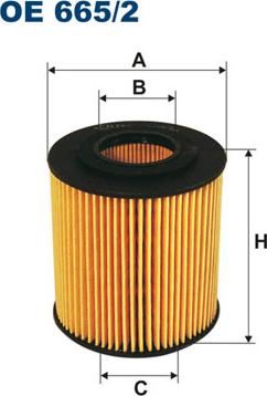 Filtron OE665/2 - Маслен филтър vvparts.bg