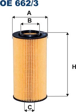 Filtron OE662/3 - Маслен филтър vvparts.bg