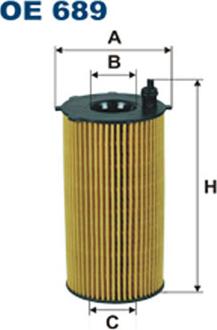 Filtron OE689 - Маслен филтър vvparts.bg