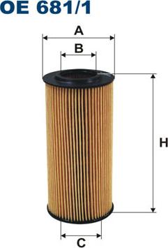 Filtron OE681/1 - Хидравличен филтър, автоматична предавателна кутия vvparts.bg