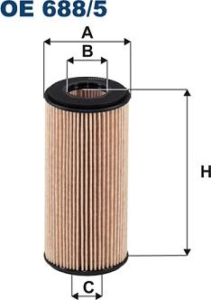 Filtron OE 688/5 - Маслен филтър vvparts.bg