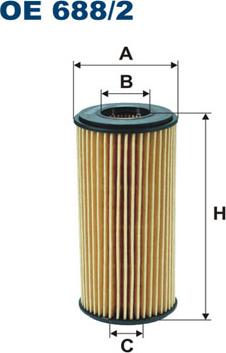 Filtron OE688/2 - Маслен филтър vvparts.bg