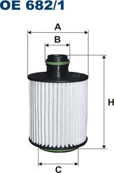 Filtron OE682/1 - Маслен филтър vvparts.bg