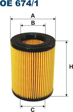 Filtron OE674/1 - Маслен филтър vvparts.bg