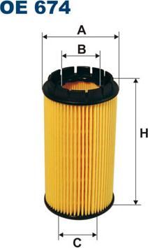 Filtron OE674 - Маслен филтър vvparts.bg