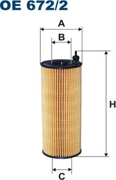 Filtron OE672/2 - Маслен филтър vvparts.bg