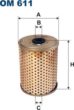 Filtron OM611 - Хидравличен филтър, управление vvparts.bg