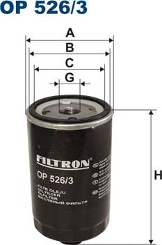 Filtron OP526/3 - Маслен филтър vvparts.bg