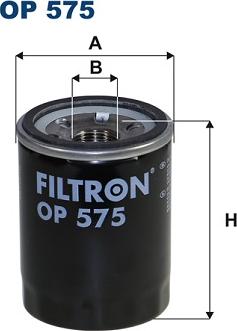 Filtron OP575 - Маслен филтър vvparts.bg