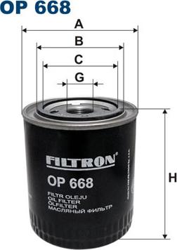Filtron OP668 - Хидравличен филтър, автоматична предавателна кутия vvparts.bg
