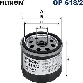 Filtron OP 618/2 - Маслен филтър vvparts.bg