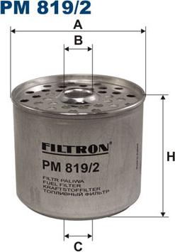 Filtron PM819/2 - Горивен филтър vvparts.bg