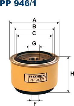 Filtron PP946/1 - Горивен филтър vvparts.bg