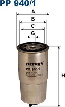 Filtron PP940/1 - Горивен филтър vvparts.bg