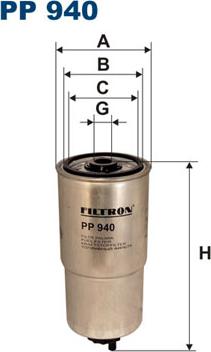 Filtron PP940 - Горивен филтър vvparts.bg