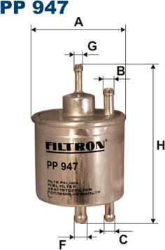 Filtron PP 947 - Горивен филтър vvparts.bg