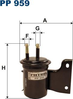 Filtron PP959 - Горивен филтър vvparts.bg