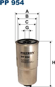 Filtron PP954 - Горивен филтър vvparts.bg