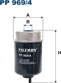 Filtron PP 969/4 - Горивен филтър vvparts.bg