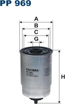 Filtron PP969 - Горивен филтър vvparts.bg