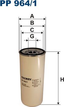 Filtron PP964/1 - Горивен филтър vvparts.bg